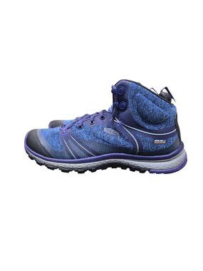 KEEN Terradora Women's Waterproof Hiking Mid Boots Blue Purple KEEN.DRY Size 7.